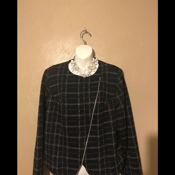 Ashley Stewart Jackets & Blazers - Ashley Stewart asymmetrical jacket navy size 16